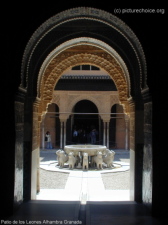 L&ouml;wenhof Patio de los Leones Alhambra Granada